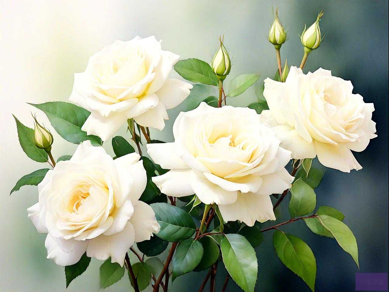 茉莉花与白玫瑰的花语