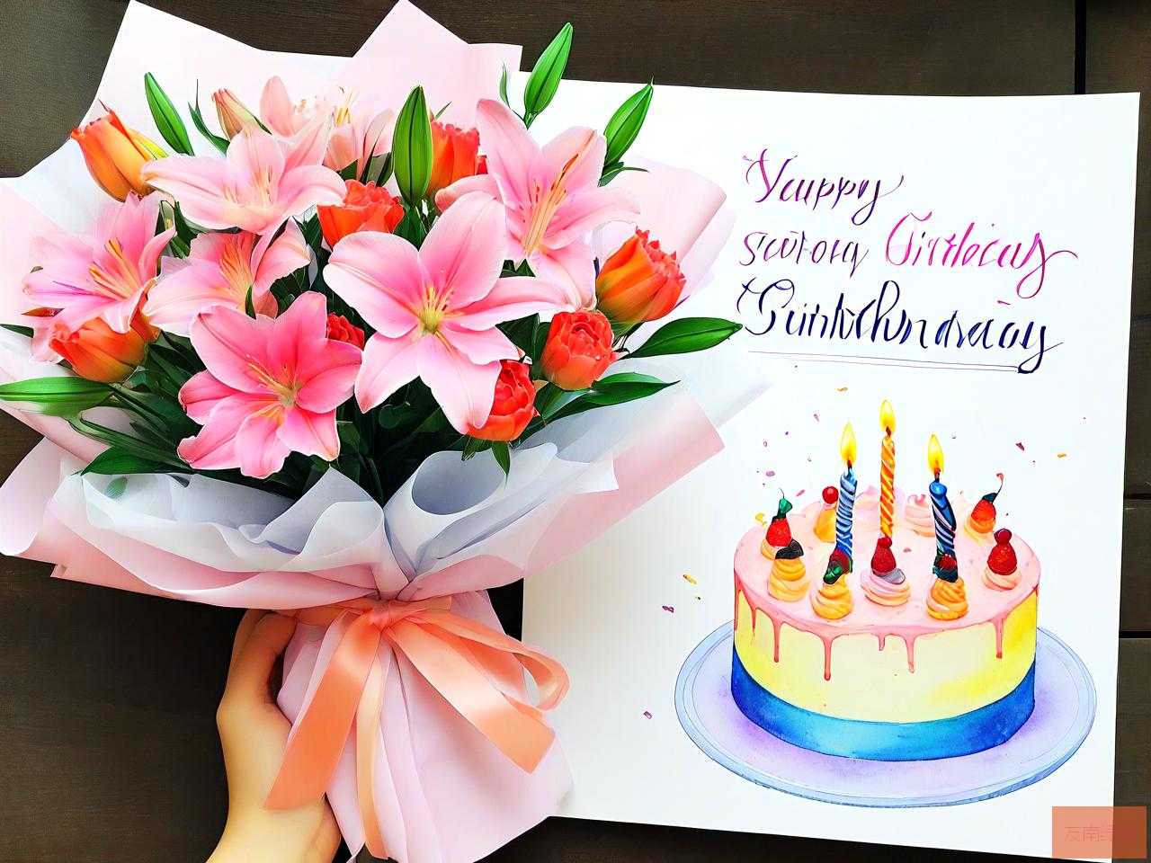 好朋友生日送什么花和