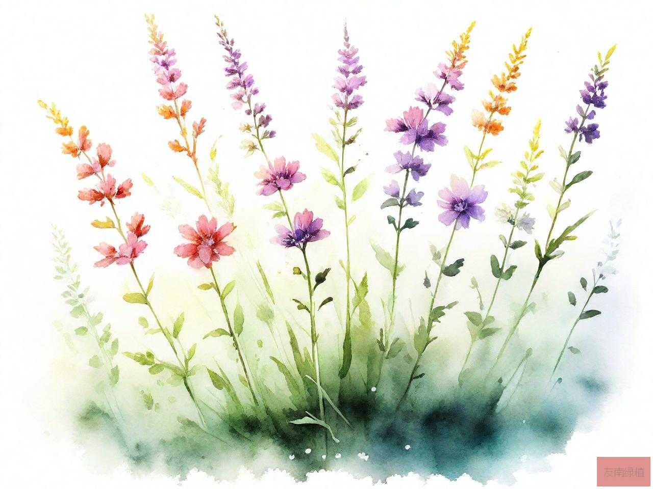 多年生的草花