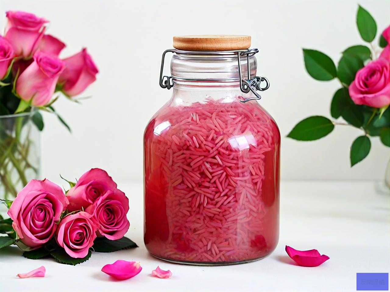 玫瑰花米酒的制作方法
