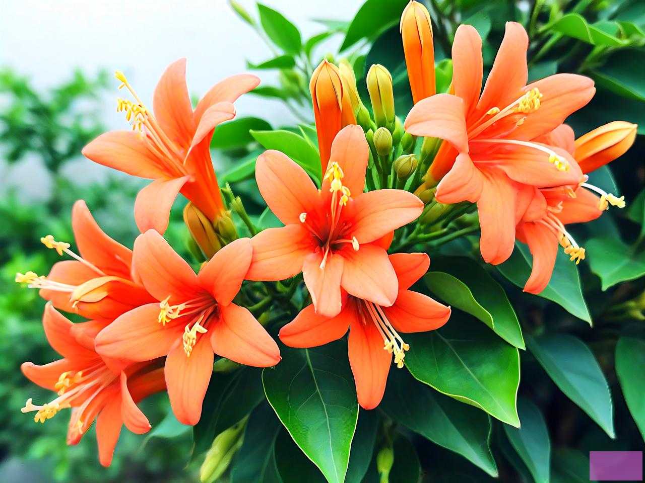 炮仗花在什么时候开花