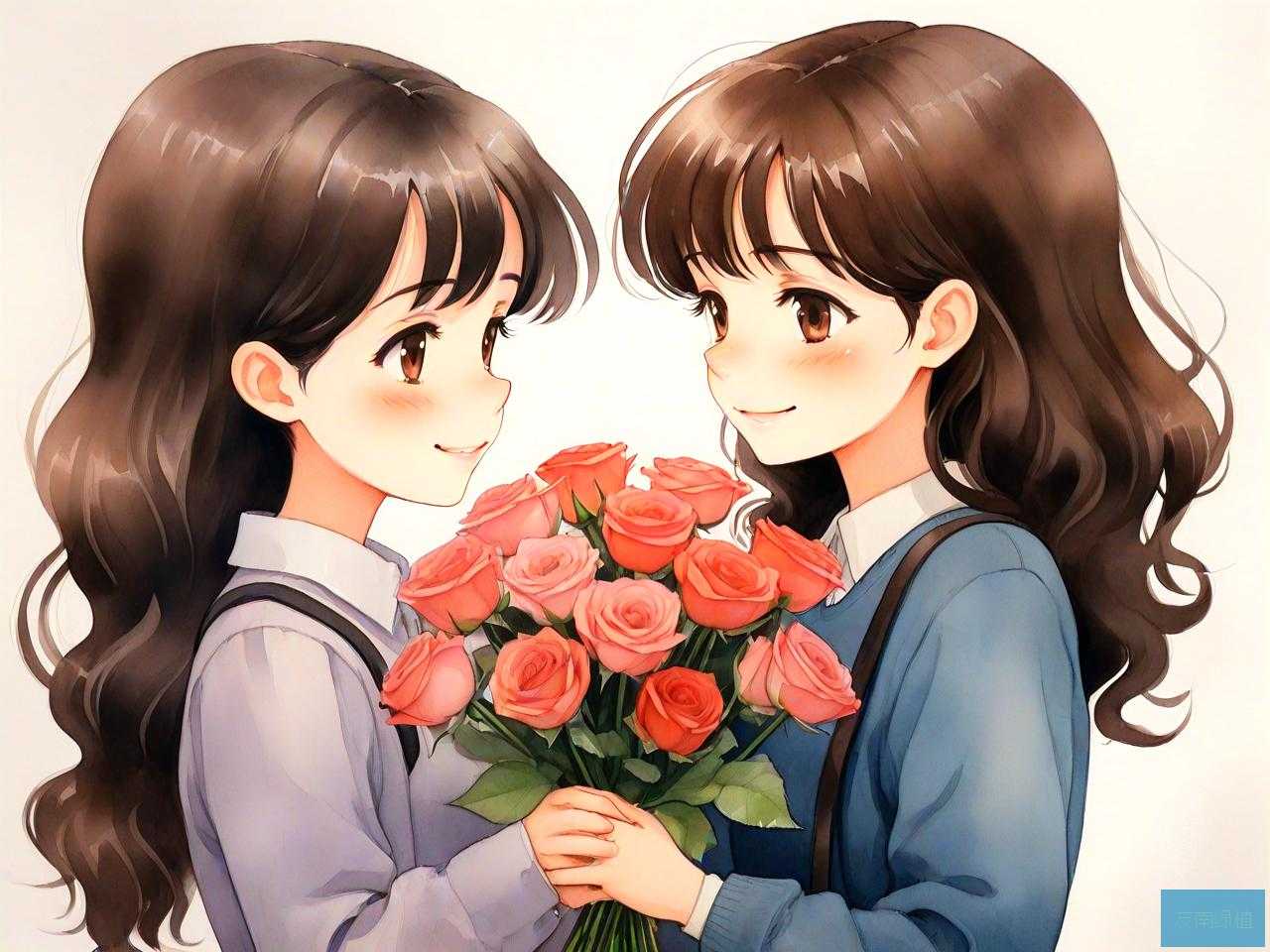 象征闺蜜友谊送什么花