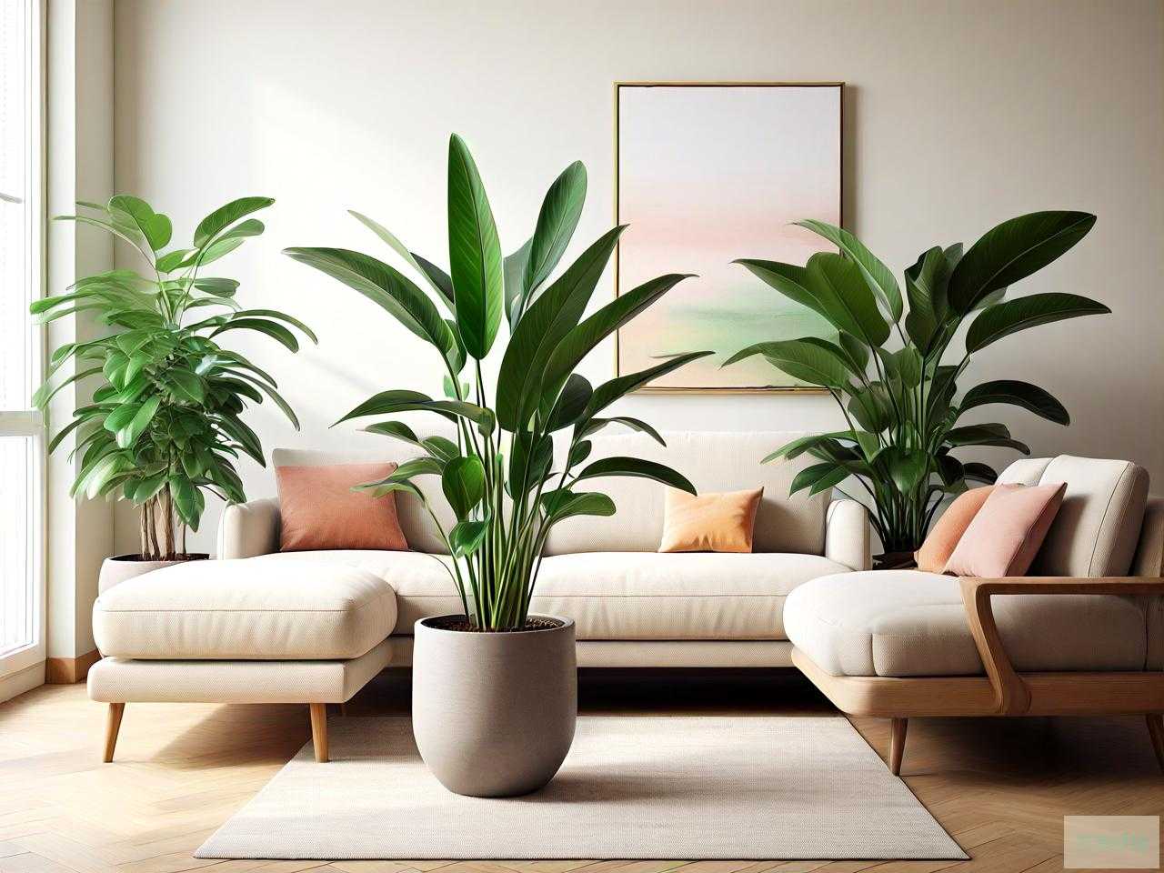 客厅大型盆栽植物好养