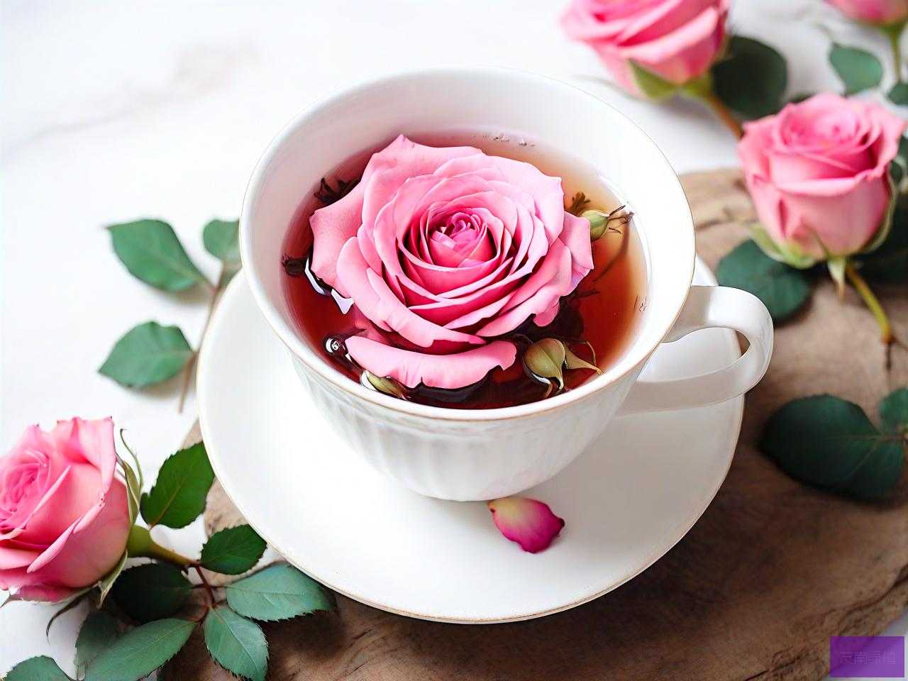 玫瑰花茶泡一次就变白
