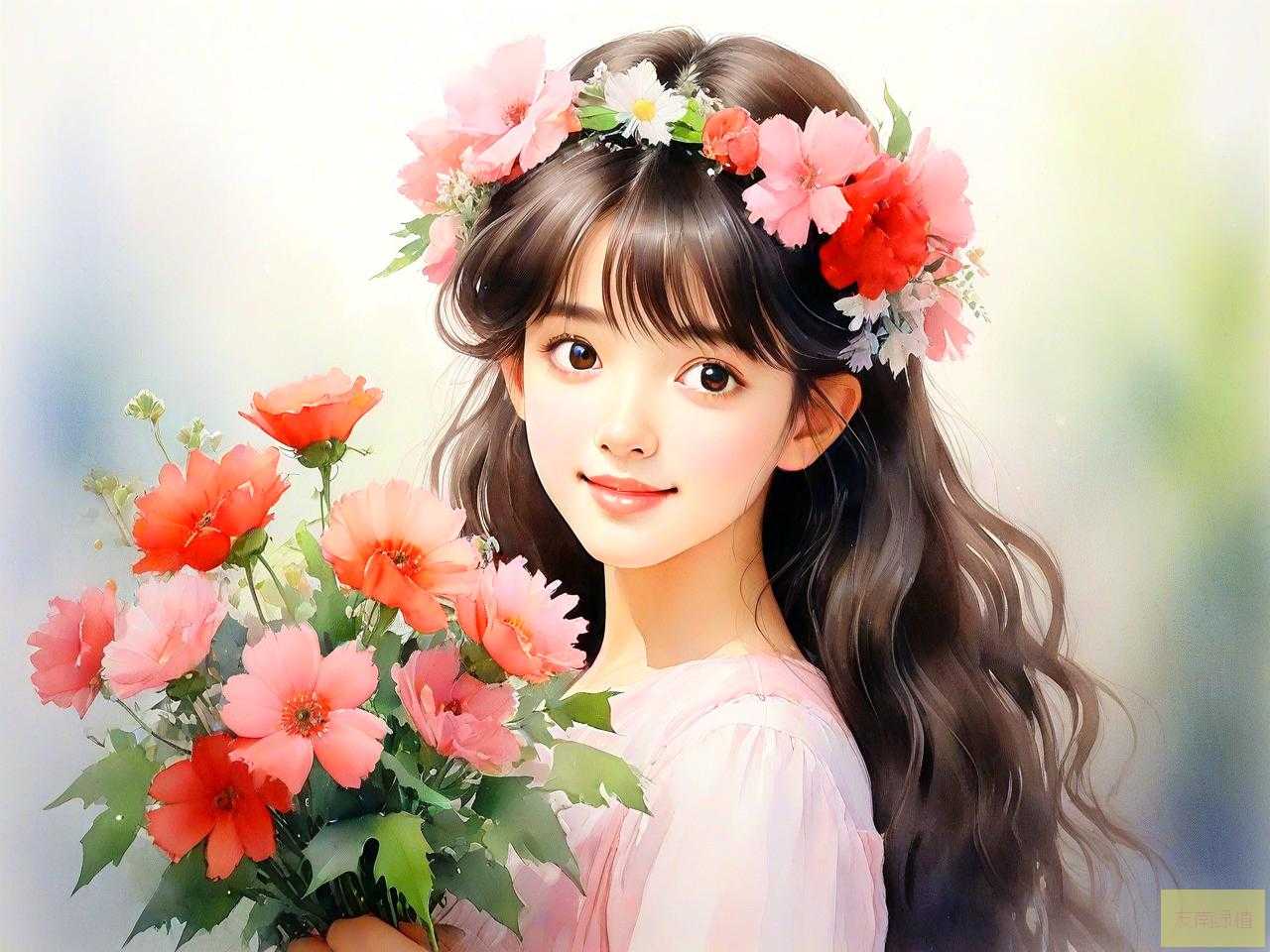 女孩子18岁送什么花