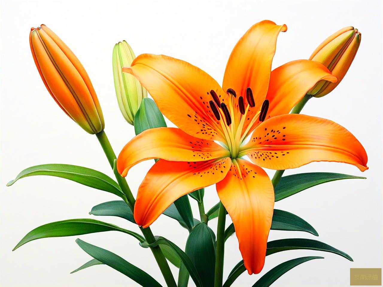 橙百合花的花语和寓意