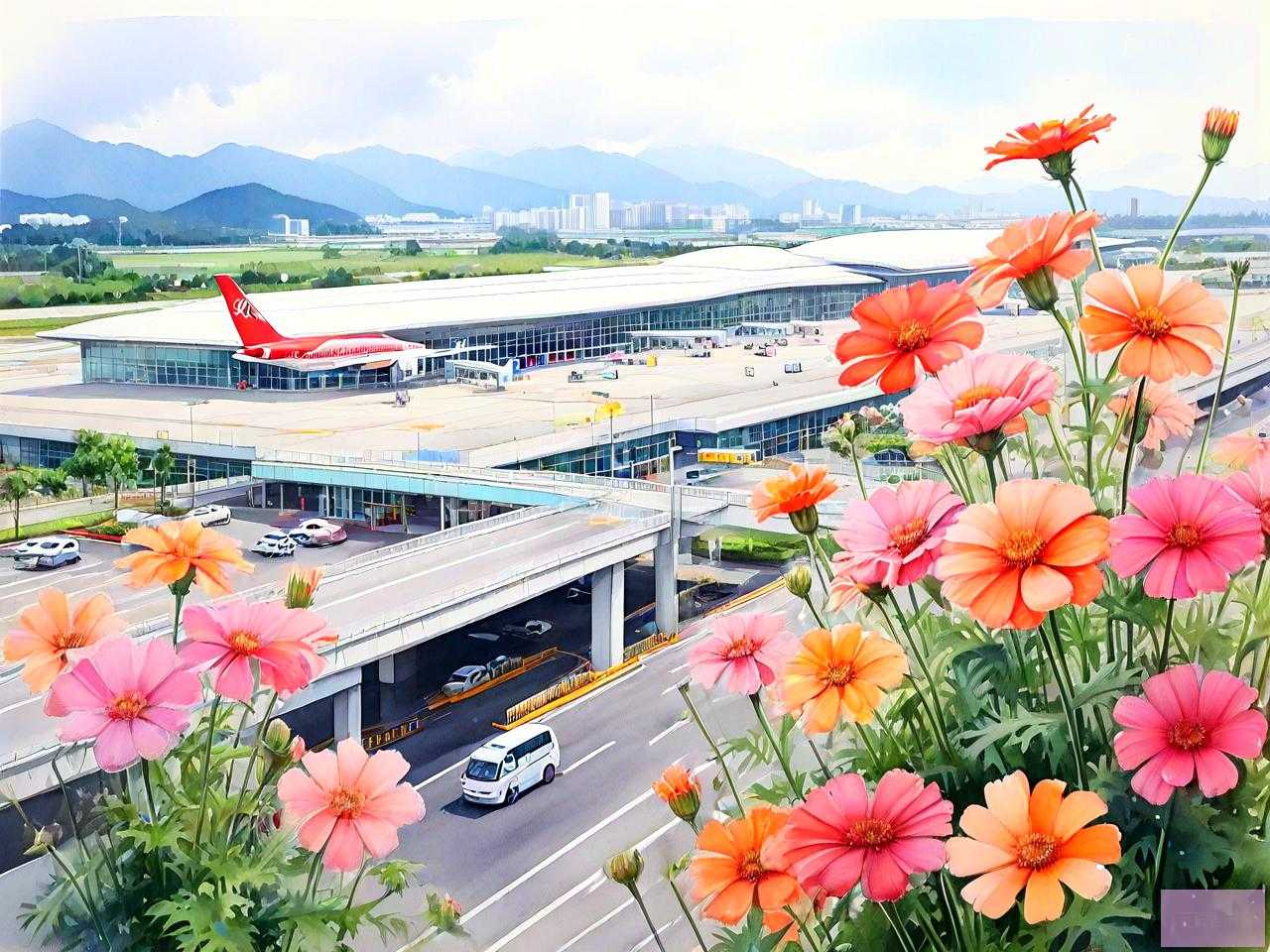 深圳机场附近有花店吗