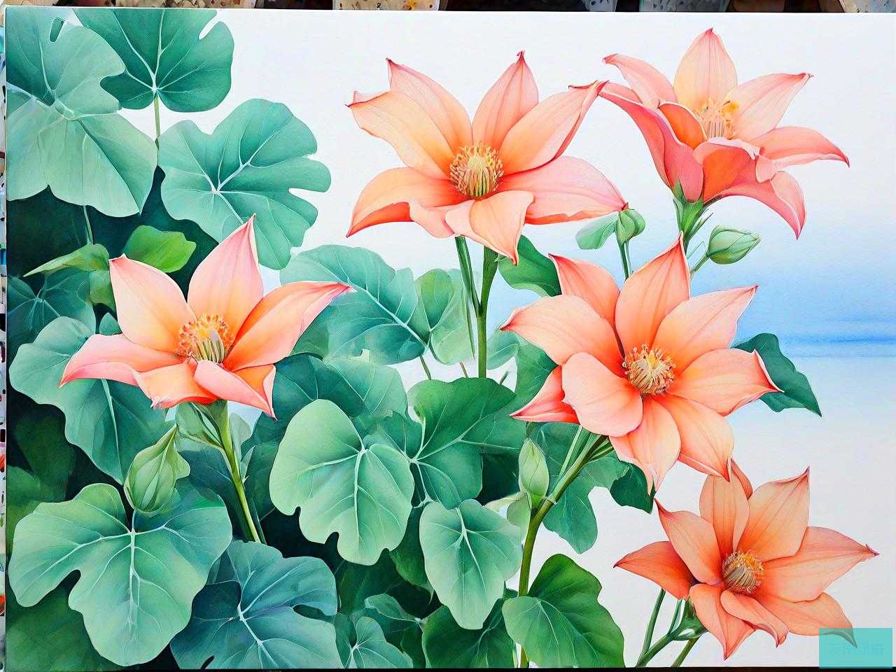 一帆风顺花叶子有干尖