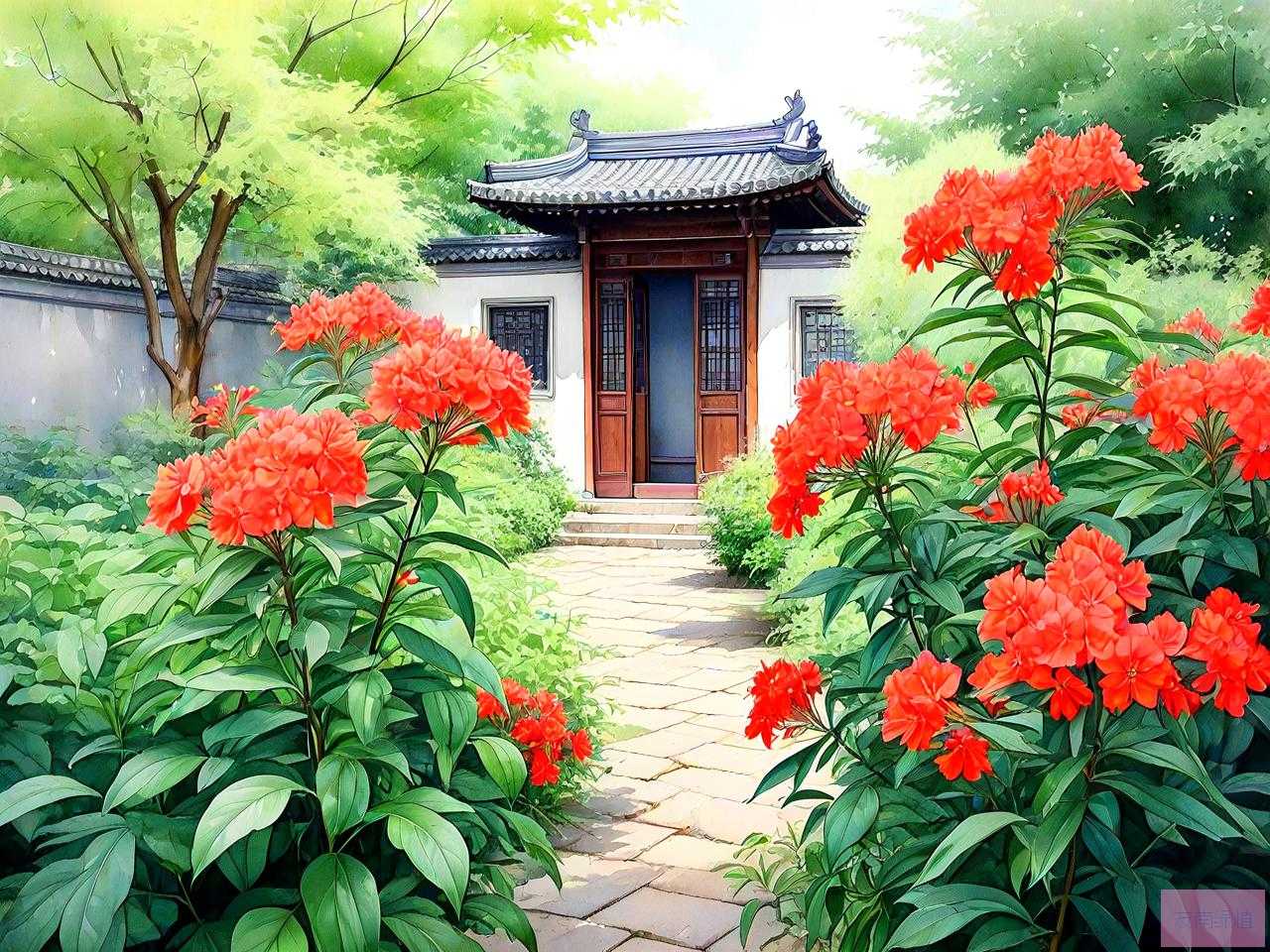 南天竹种庭院什么地方