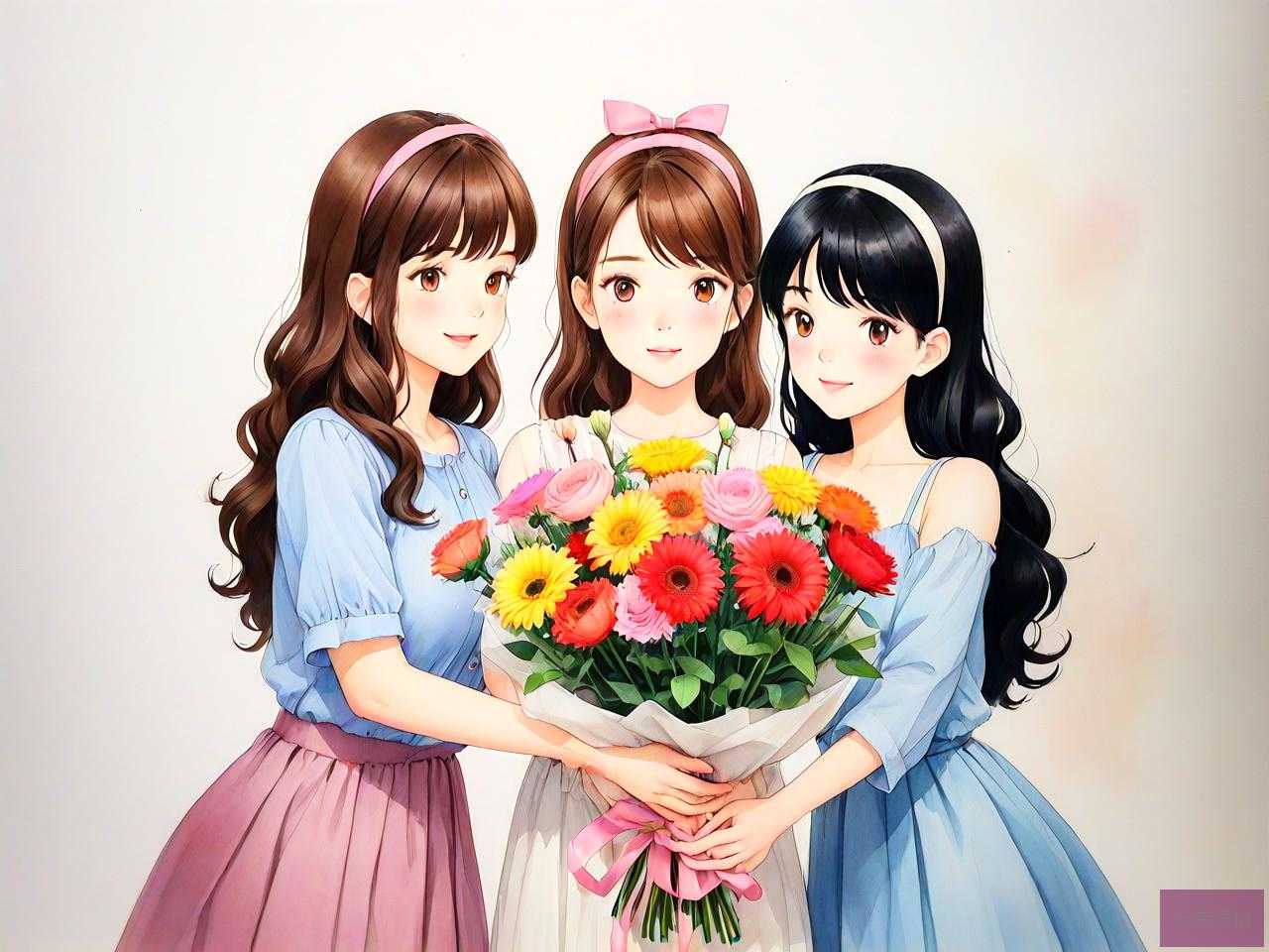 闺蜜生日送假花可以吗