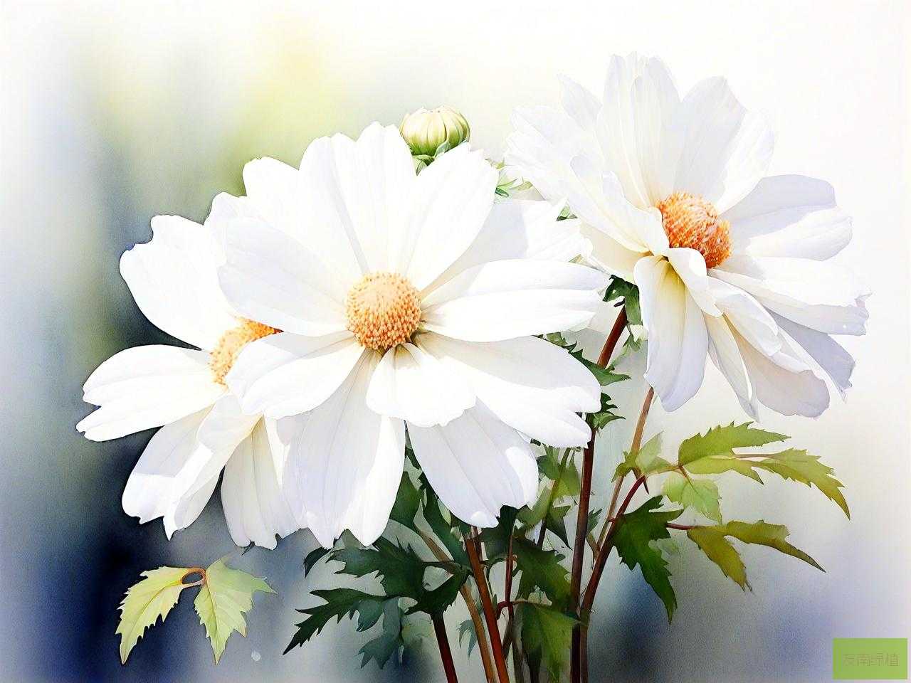 白色的花朵有什么的花