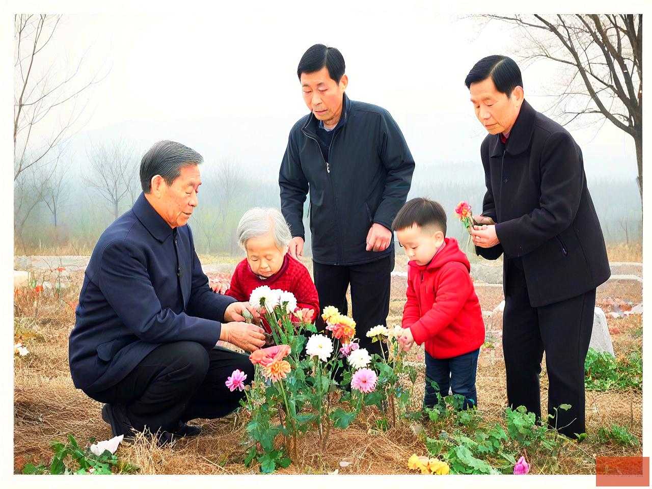 给长辈上坟用什么鲜花