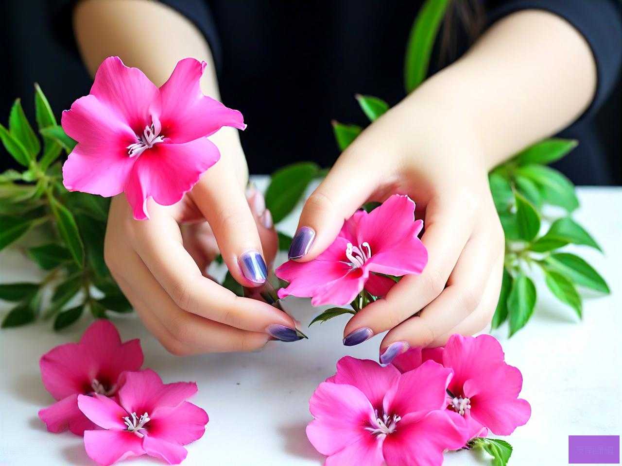 用凤仙花染指甲的步骤