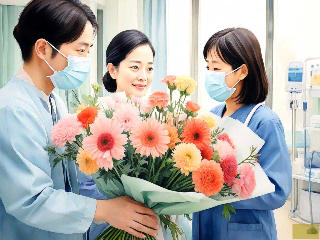 医院探望病人买什么花