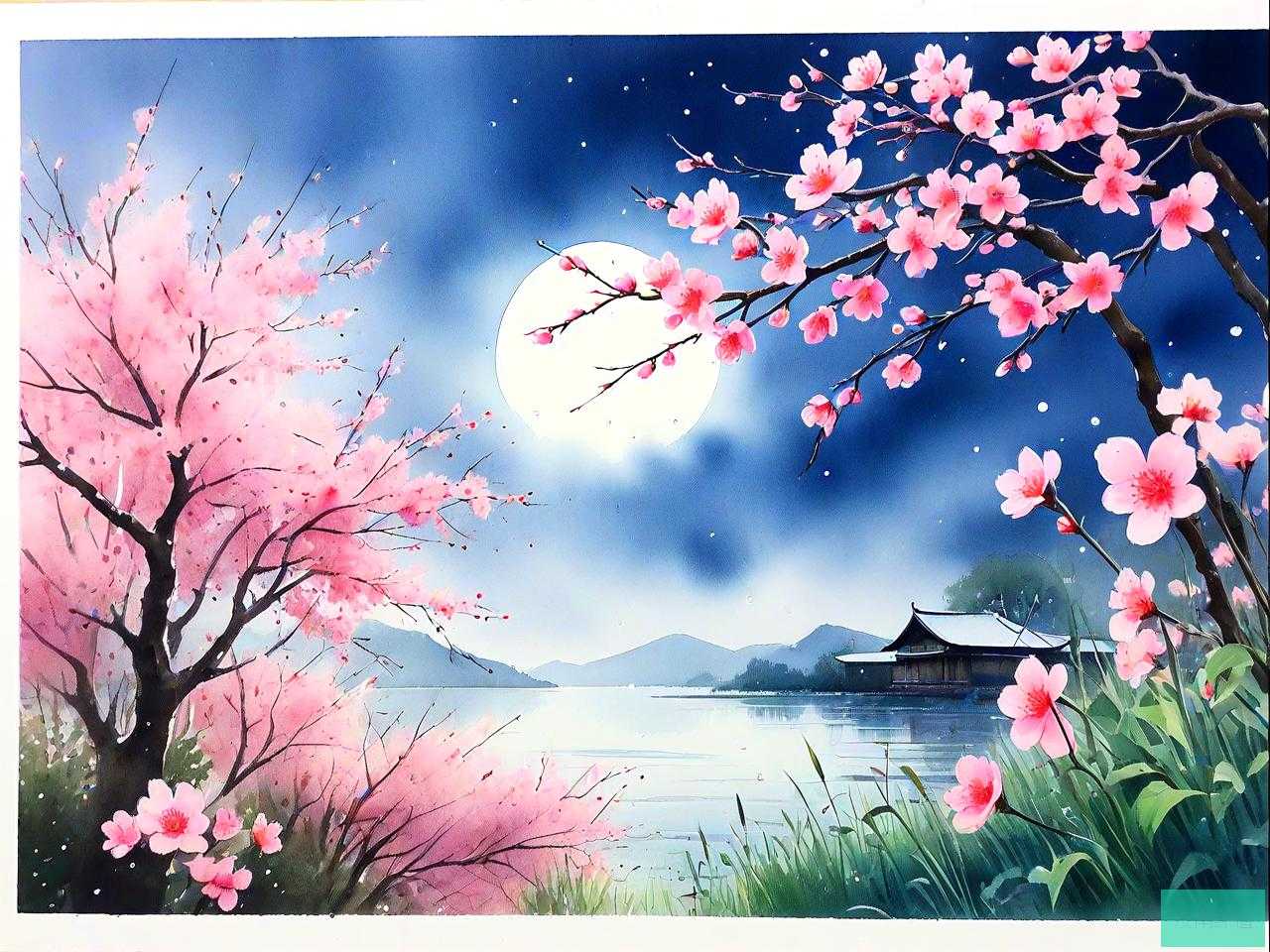 昨夜风雨声花落知多少