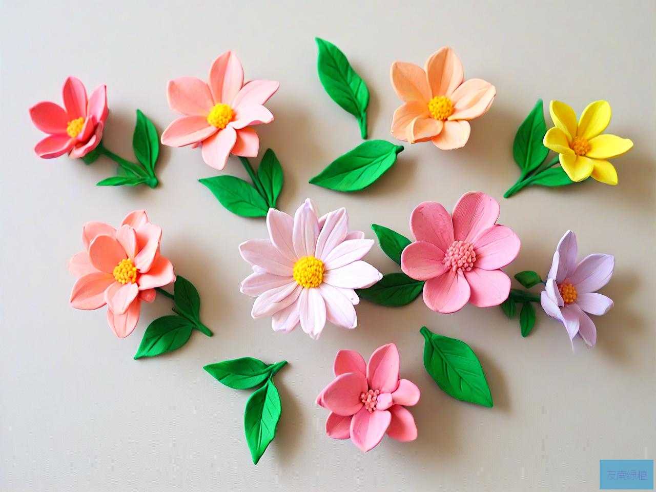 粘土手工制作花朵教程