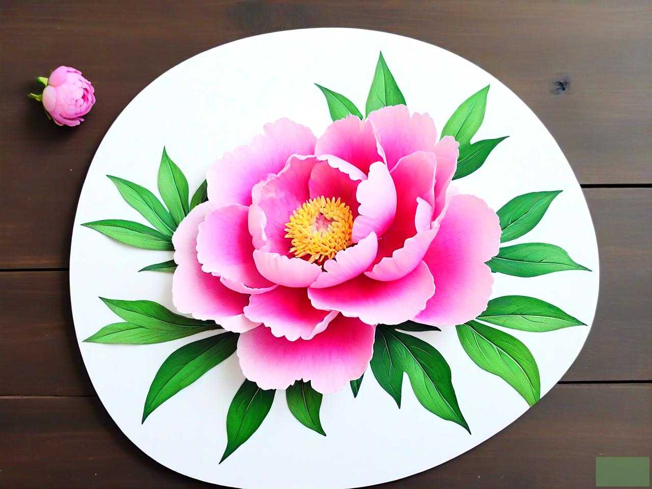 牡丹花手工花制作方法