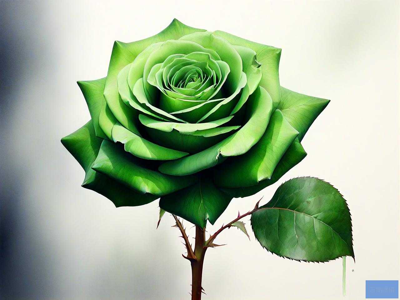 绿色的玫瑰花语是什么