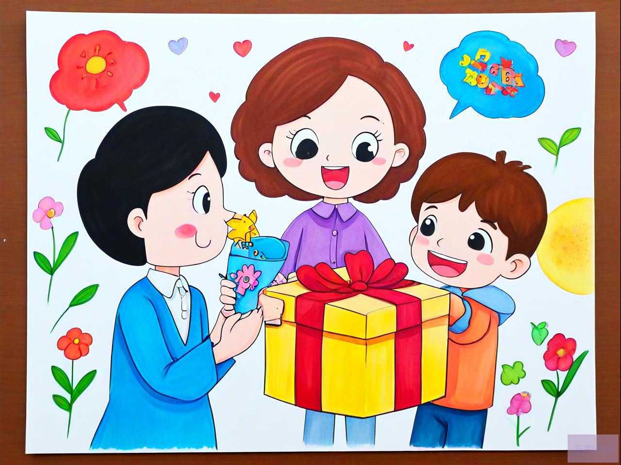 离开幼儿园送老师什么礼物