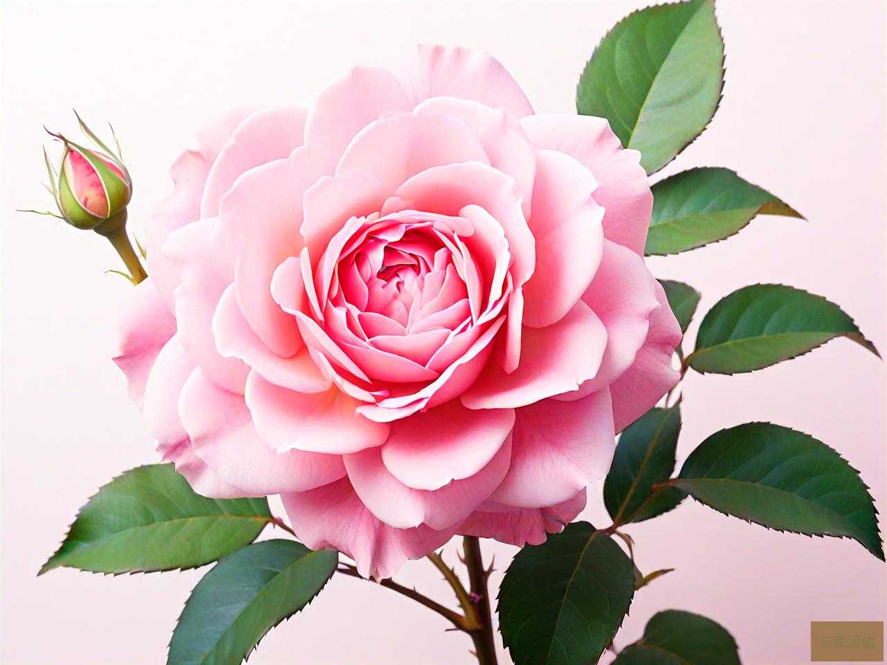 粉色洛神玫瑰花的花语