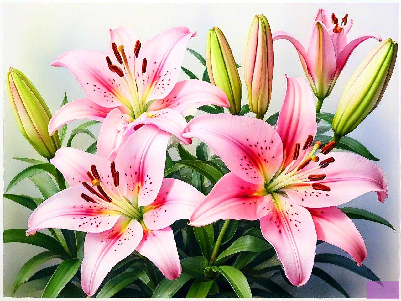 百合花一般在几点开花
