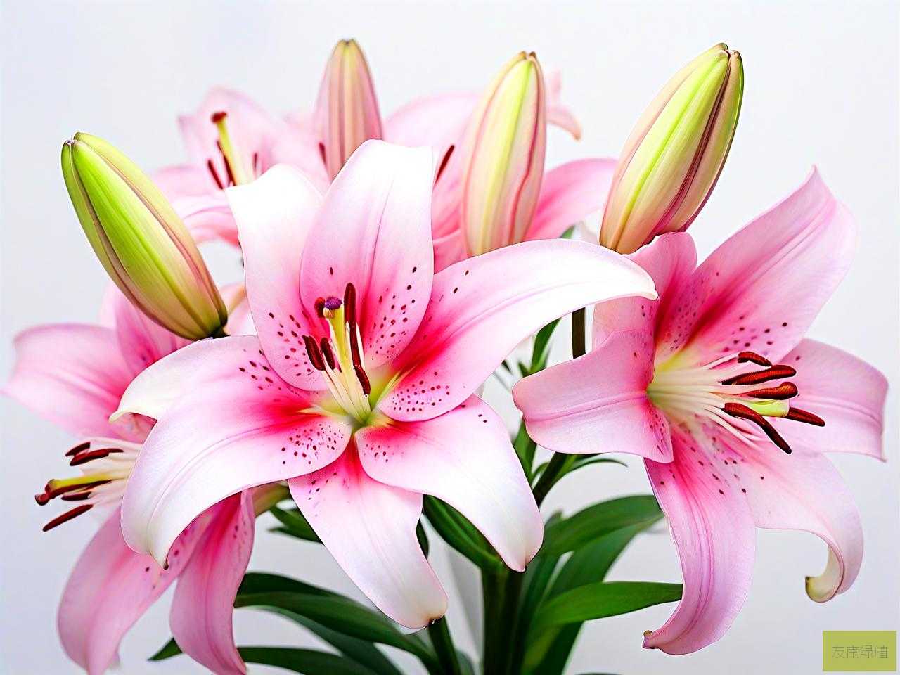 百合花花骨朵儿的样子