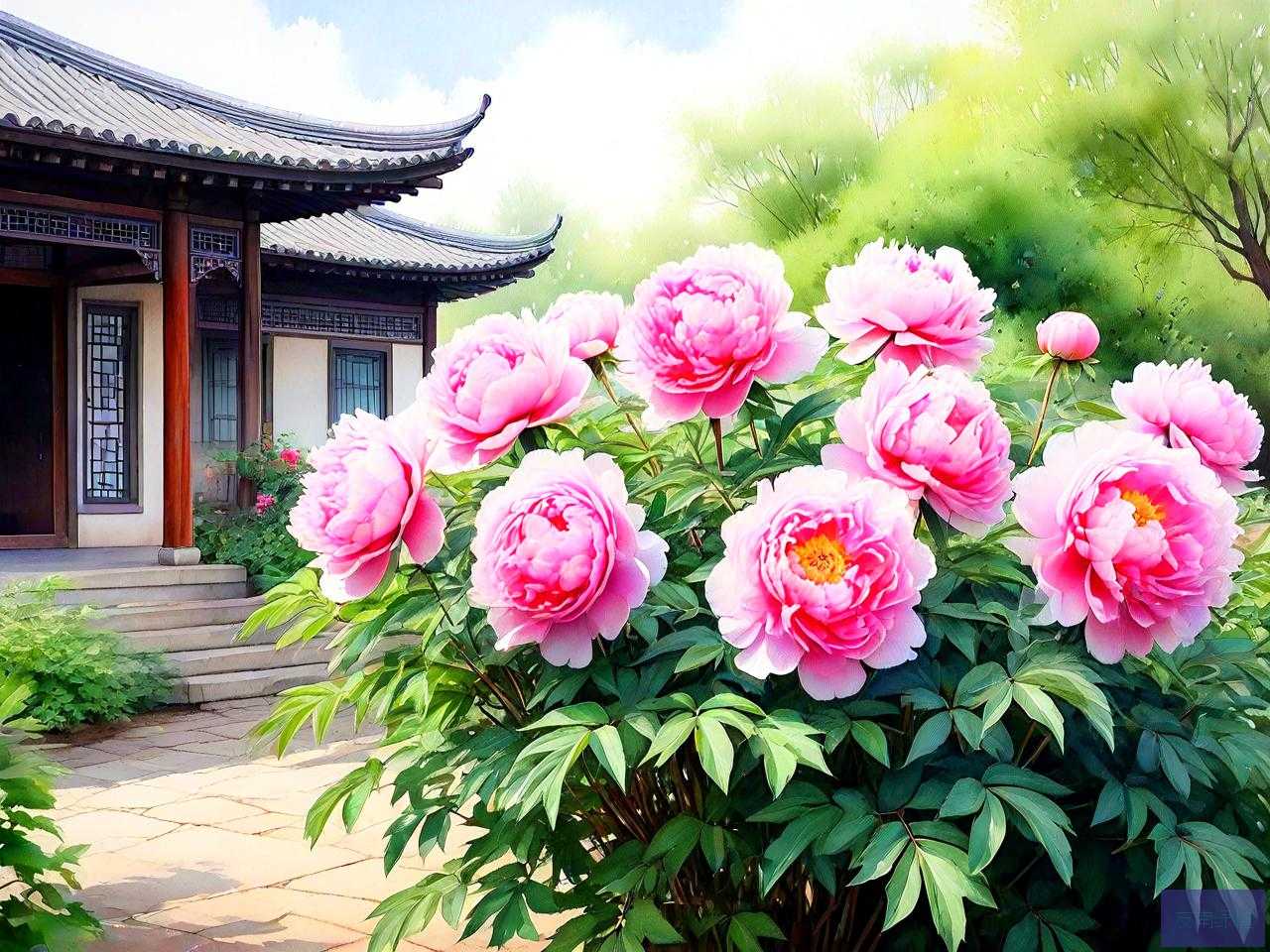 庭院中可以栽牡丹花吗