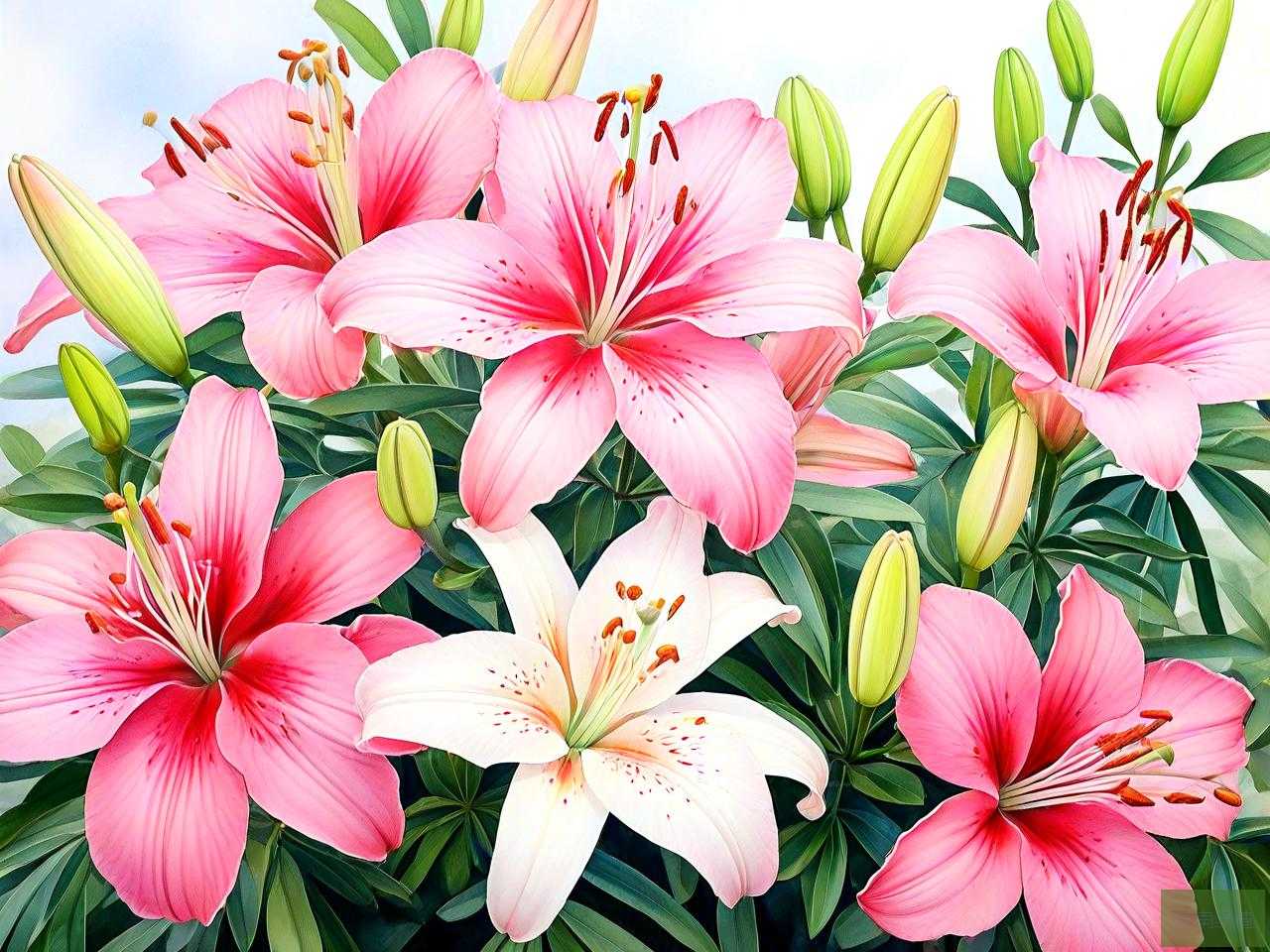 合欢花和百合花的区别