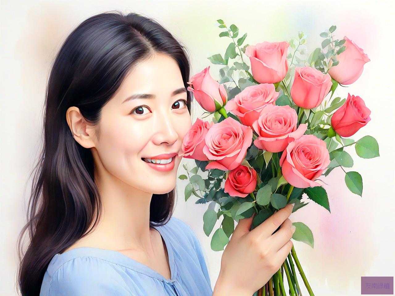 40岁女人送什么花好