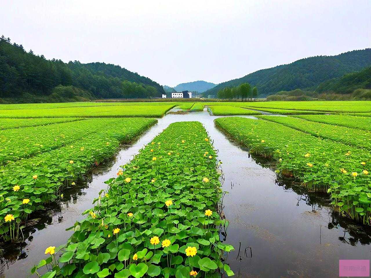 湖北水生植物种植基地
