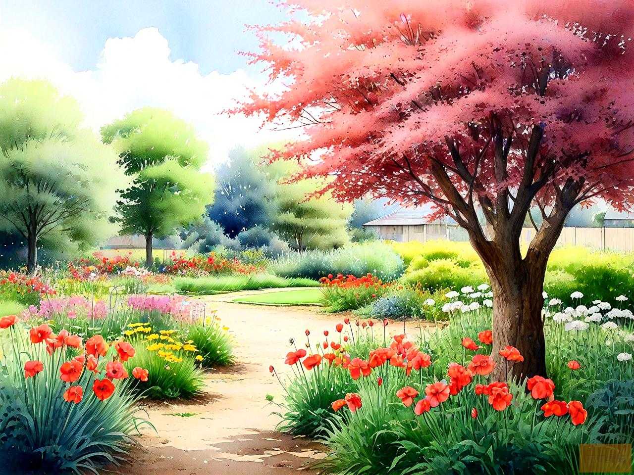 适合庭院种的花草树木
