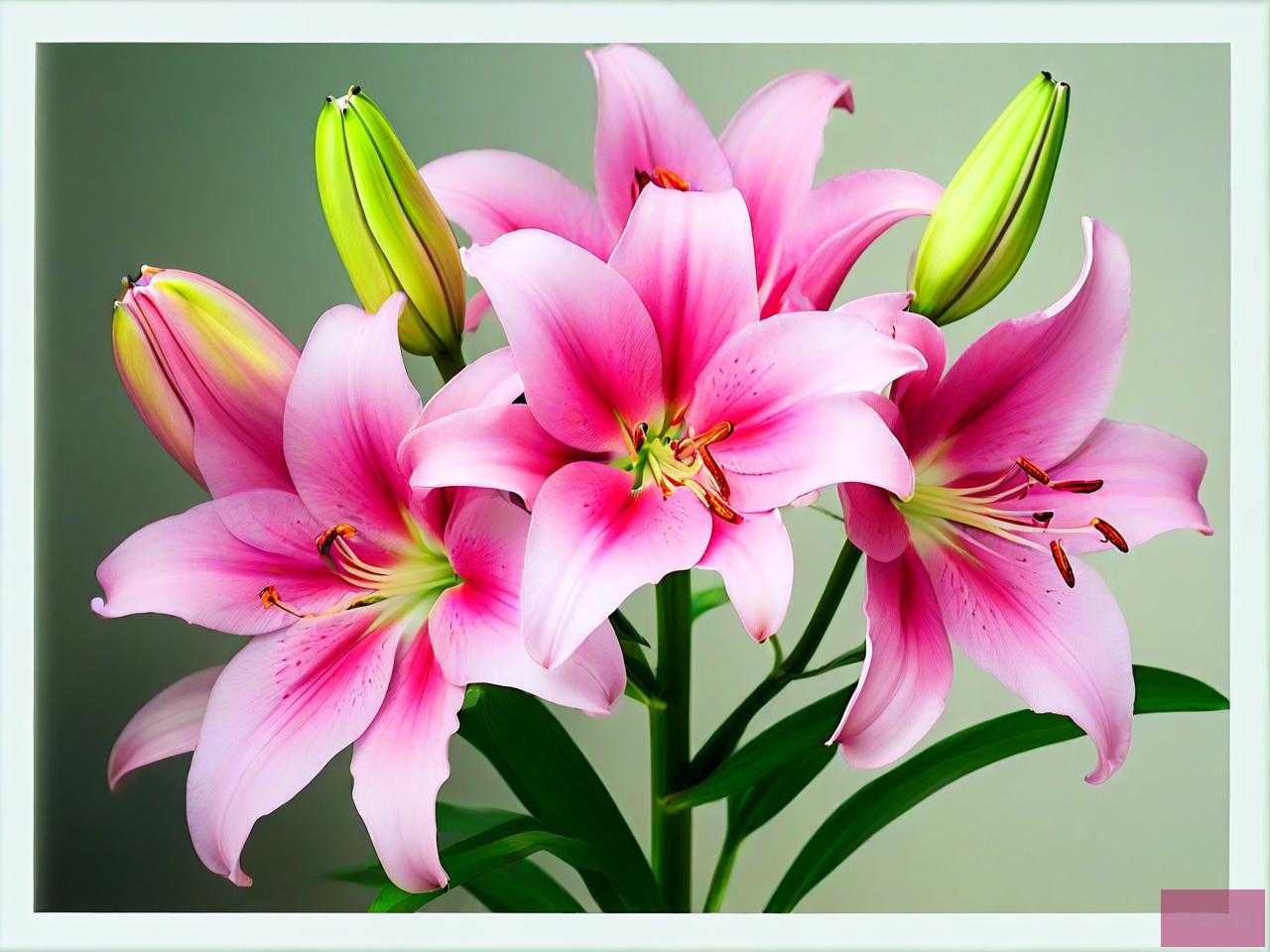 心田上的百合花分段及段意
