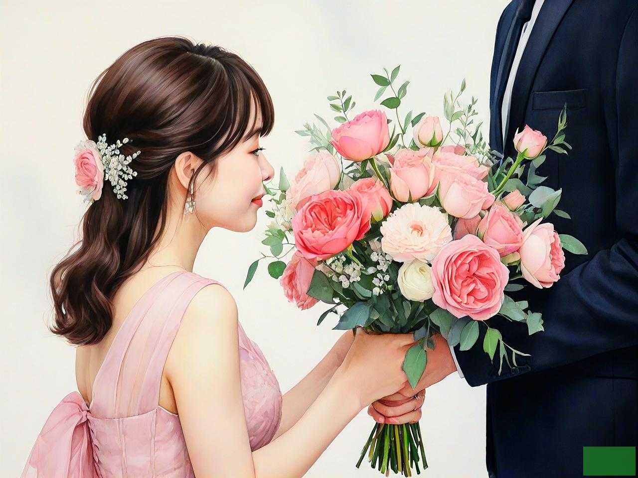 订婚男方一定要送花吗
