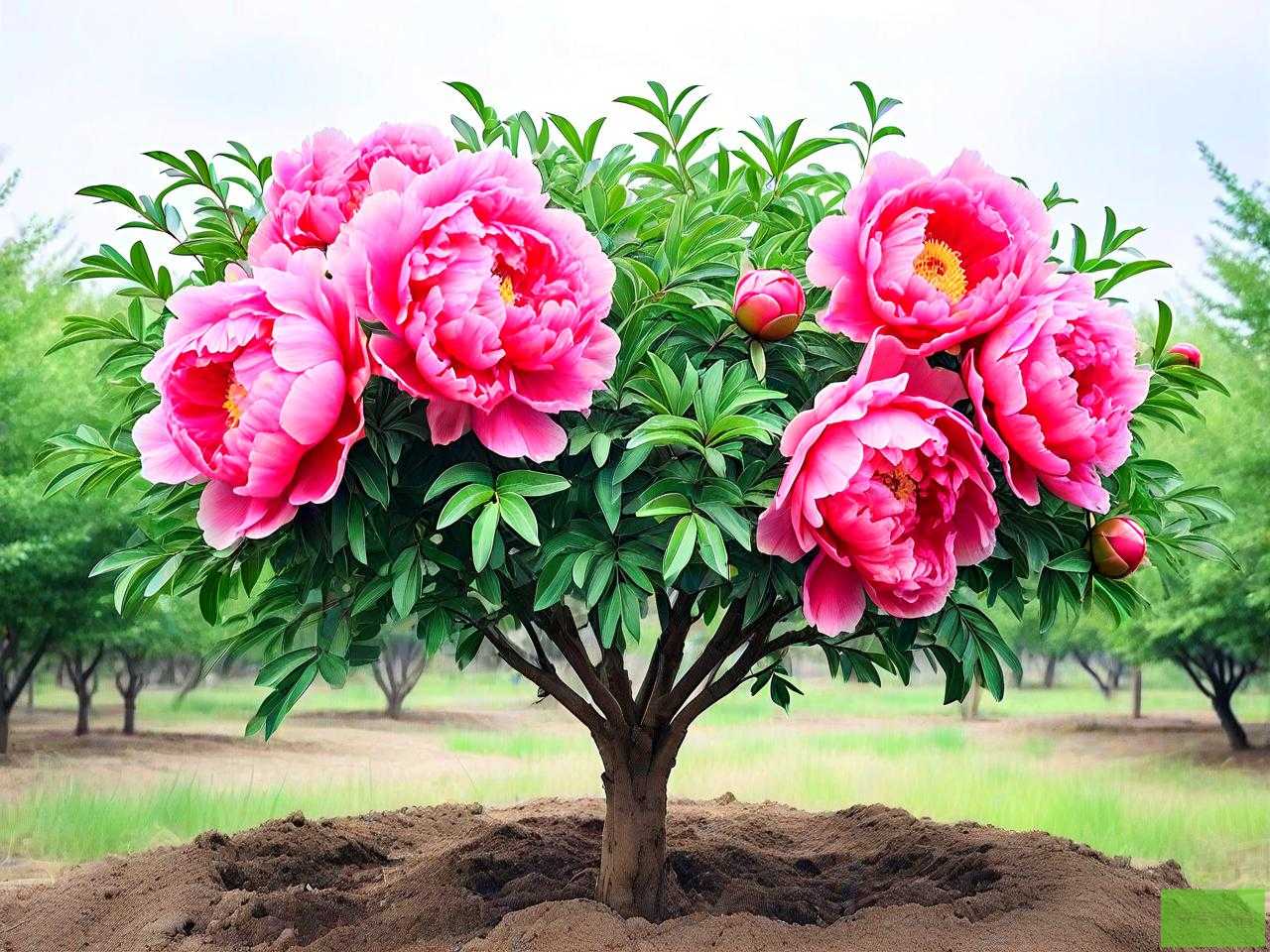 牡丹花石榴树能长多高