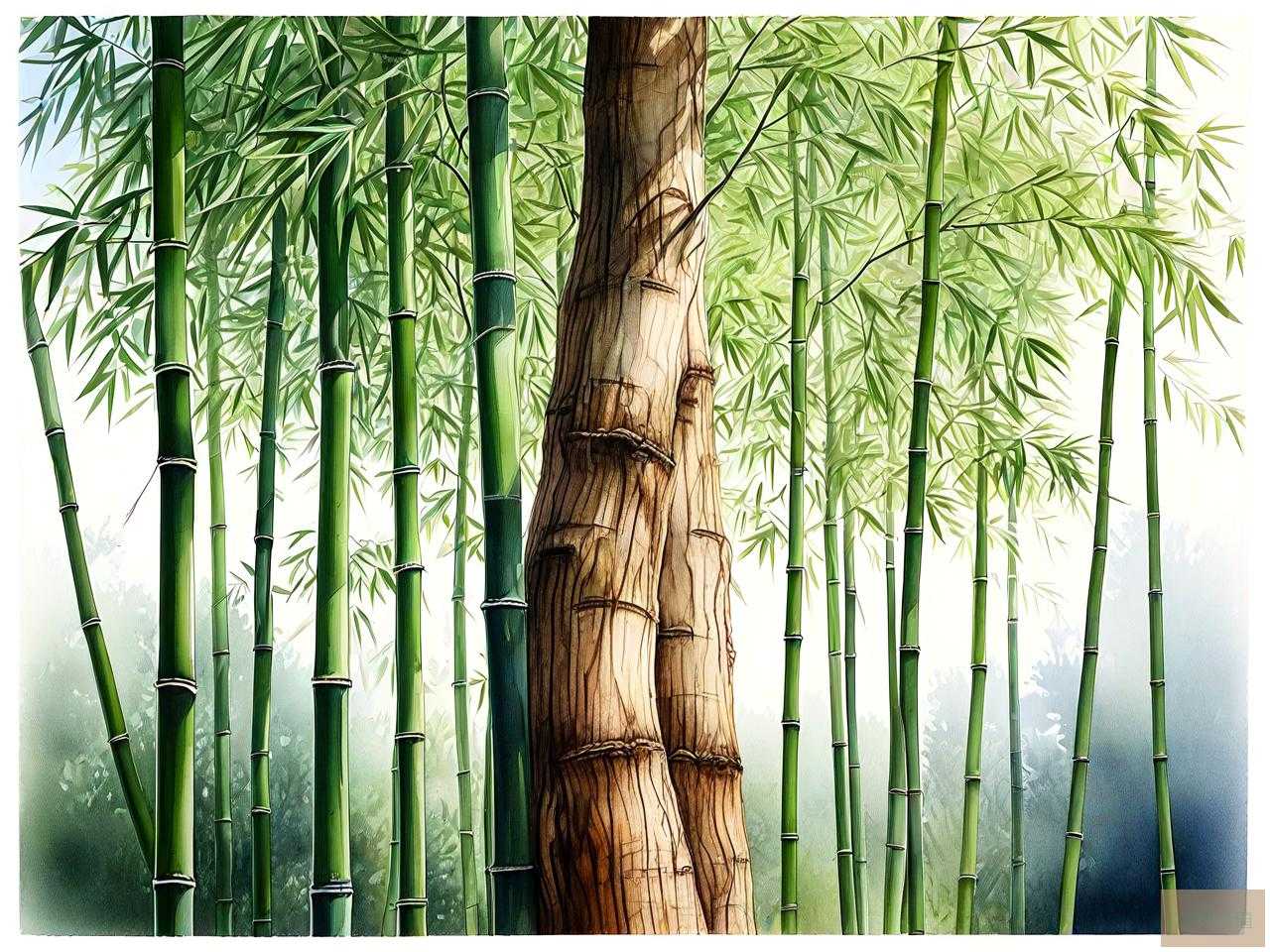 树干像竹子的树叫什么