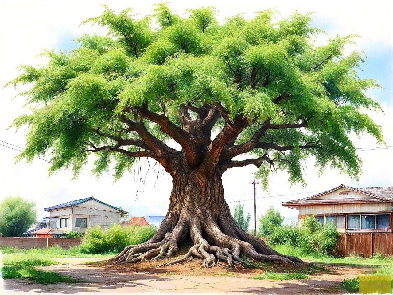 龙爪槐树镇宅还是招鬼