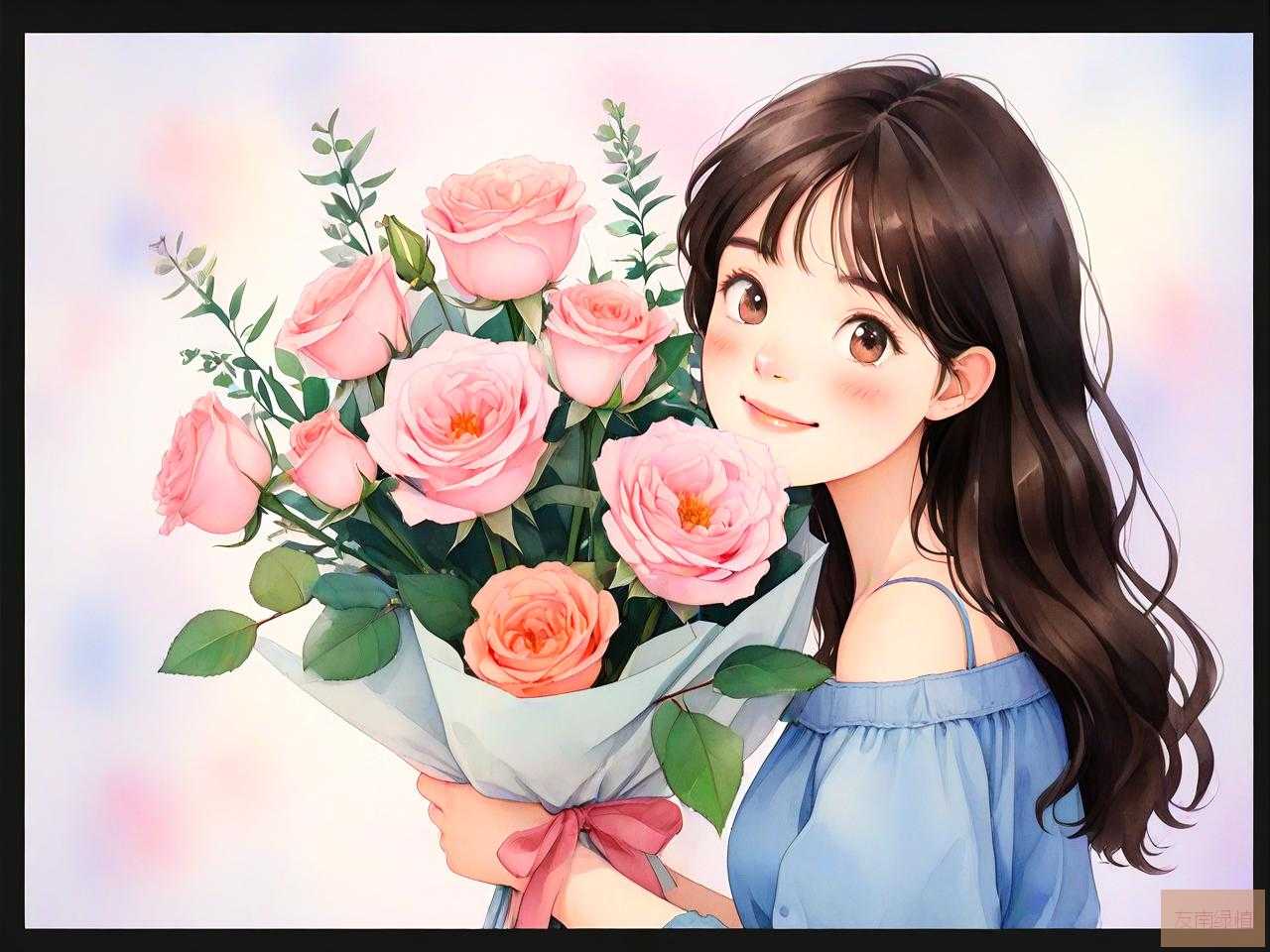 过生日闺蜜送花的说说