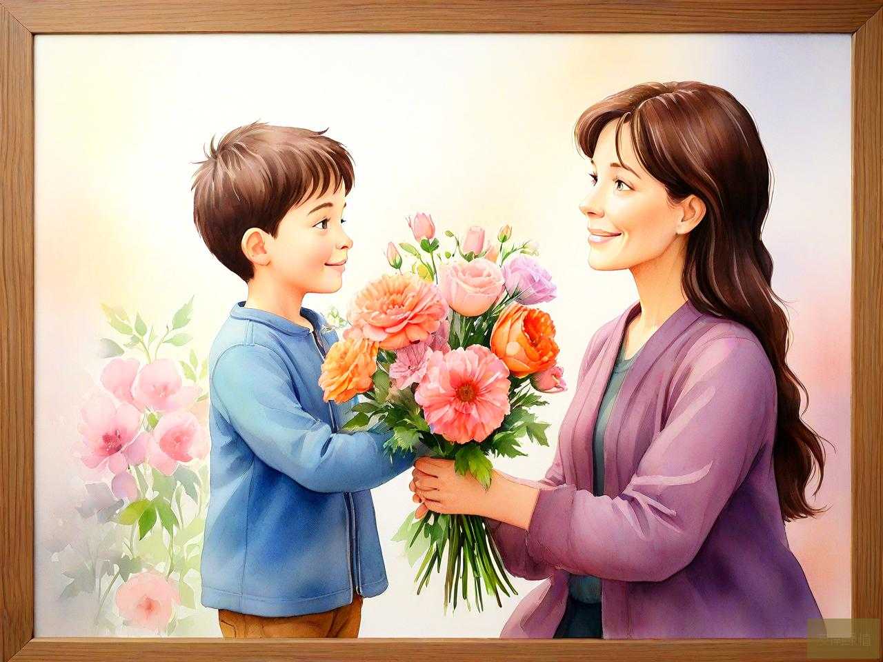 妈妈送儿子什么花合适