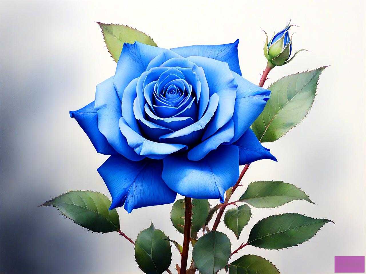 蓝色妖姬是什么样的花