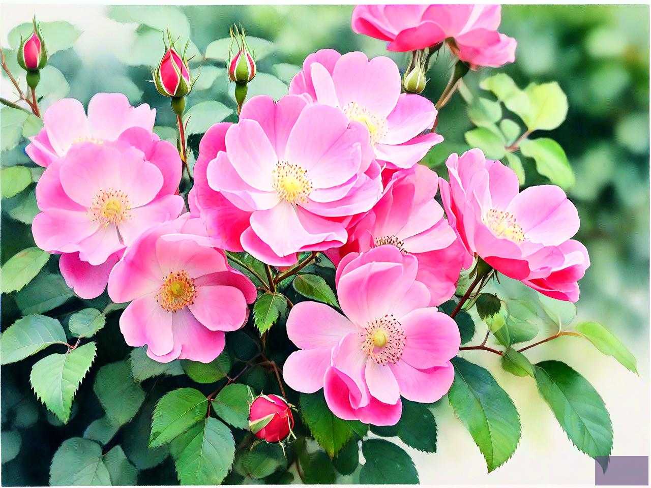 野蔷薇花就是代代花吗