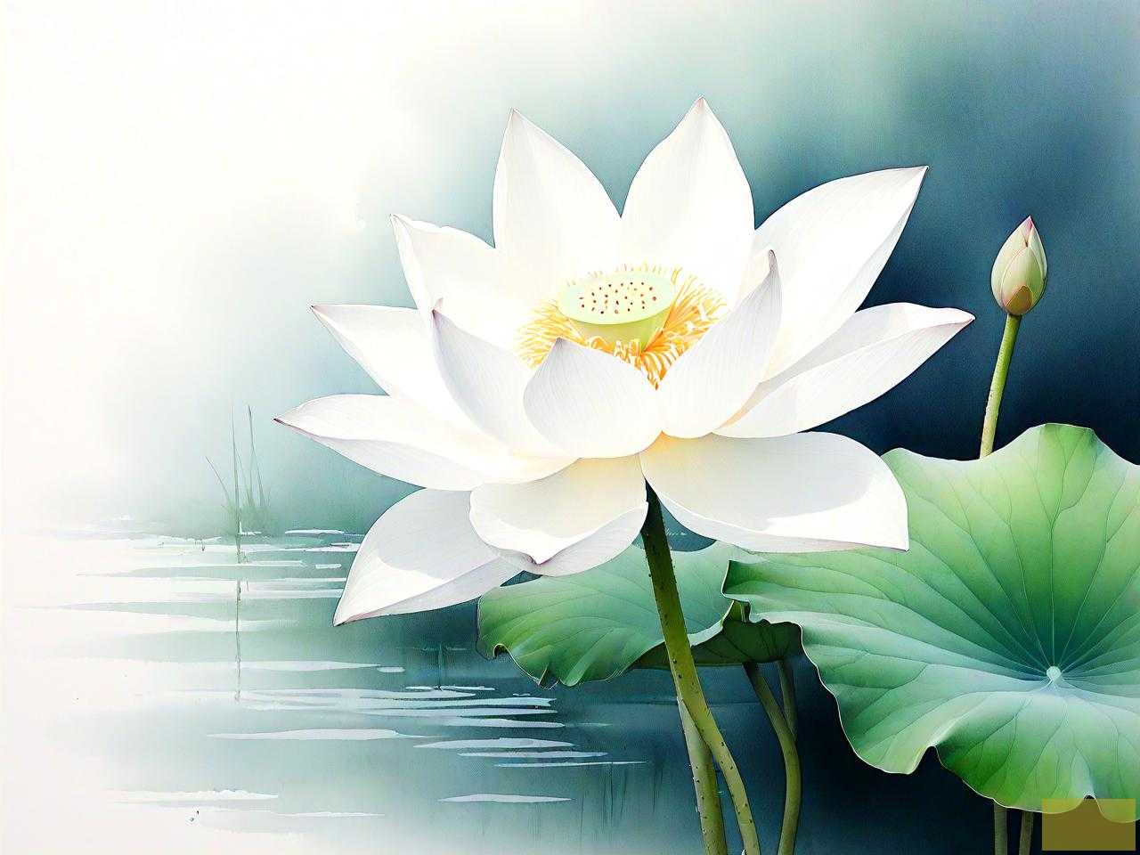 白荷花的句子唯美诗句