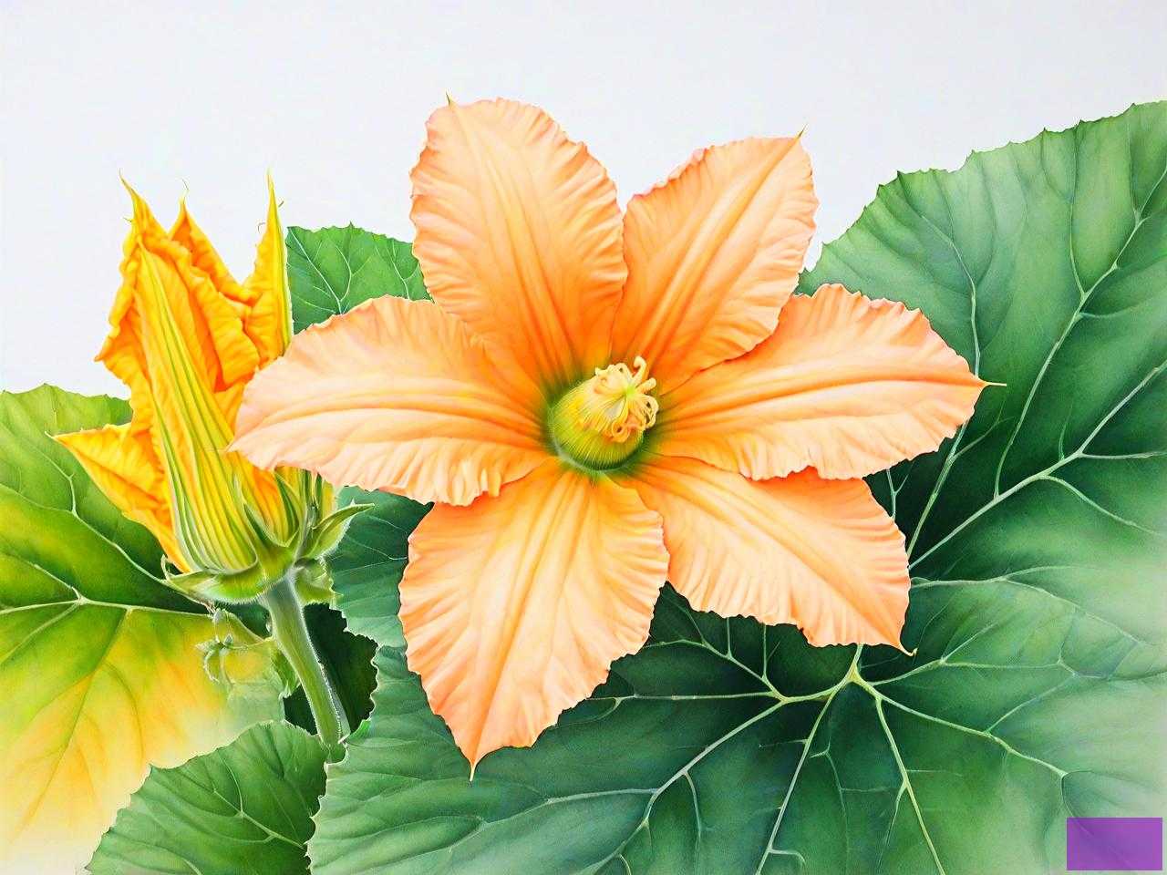 南瓜花哪个部位不能吃