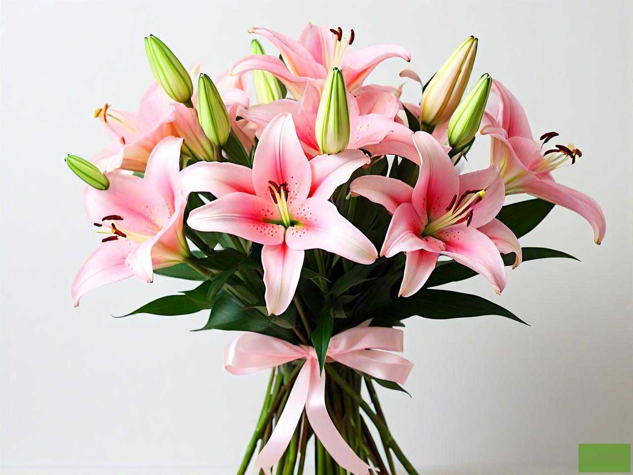 香槟玫瑰加百合的花语