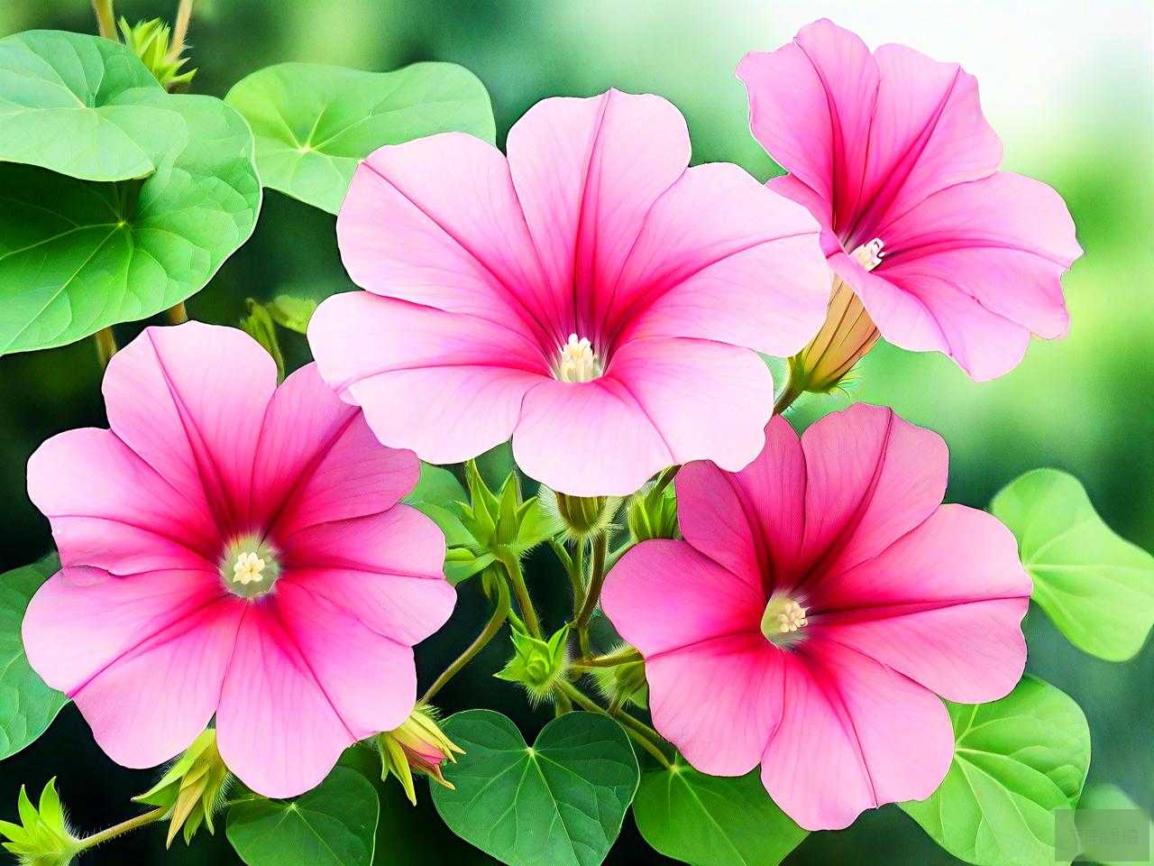 牵牛花又名夕颜的花语