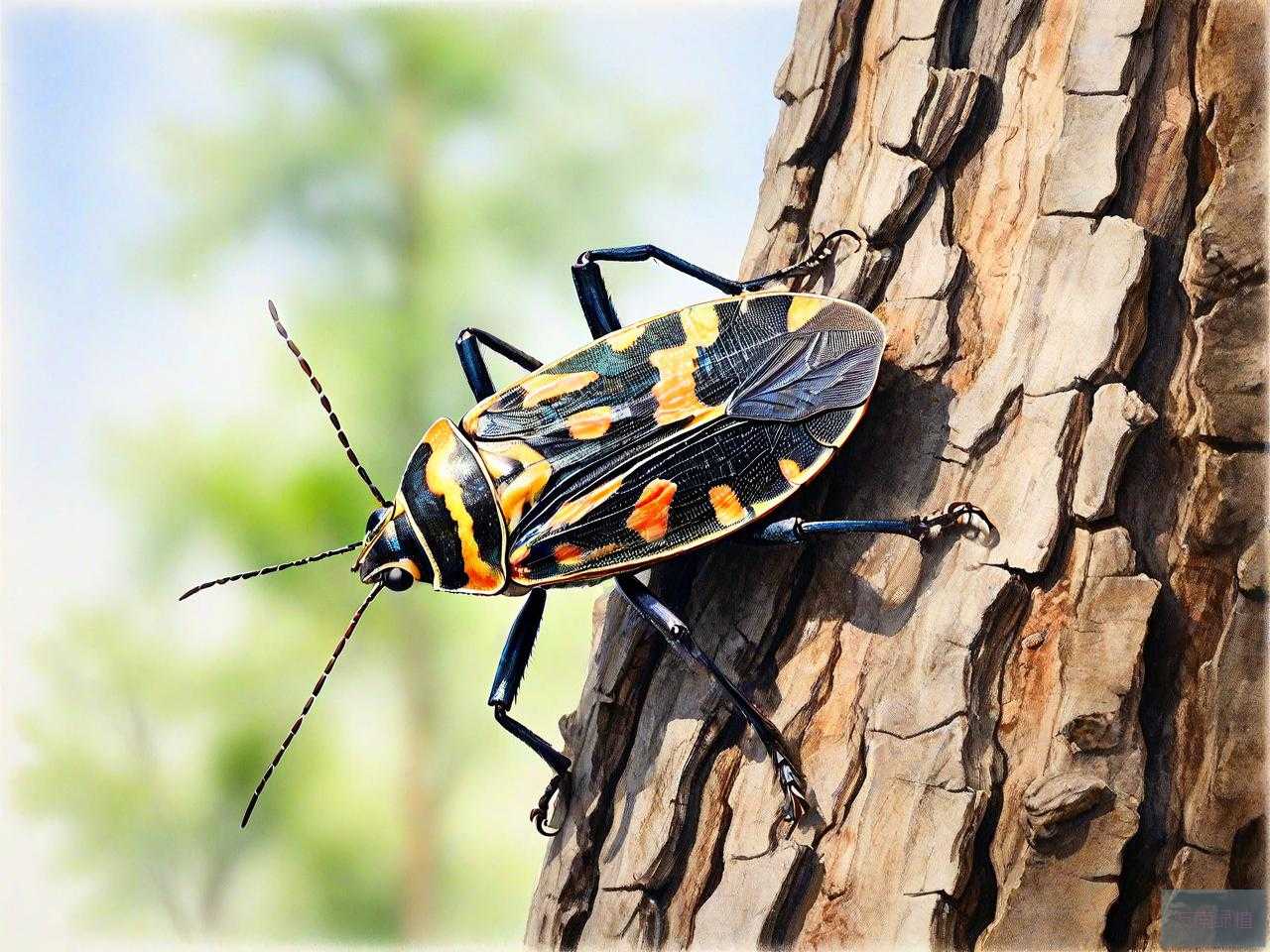 北方一种虫子叫树老虎