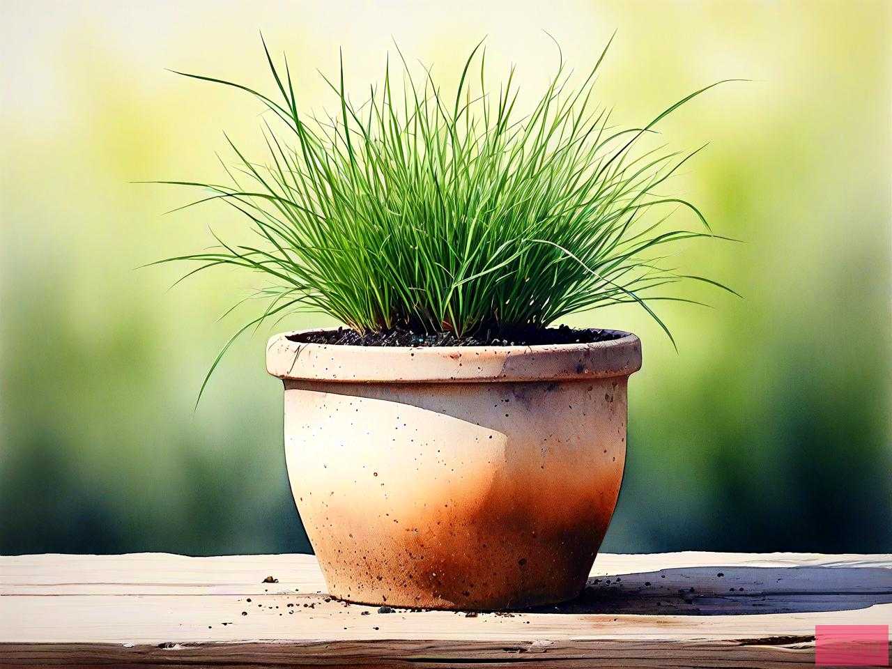 盆景花盆表面种什么草