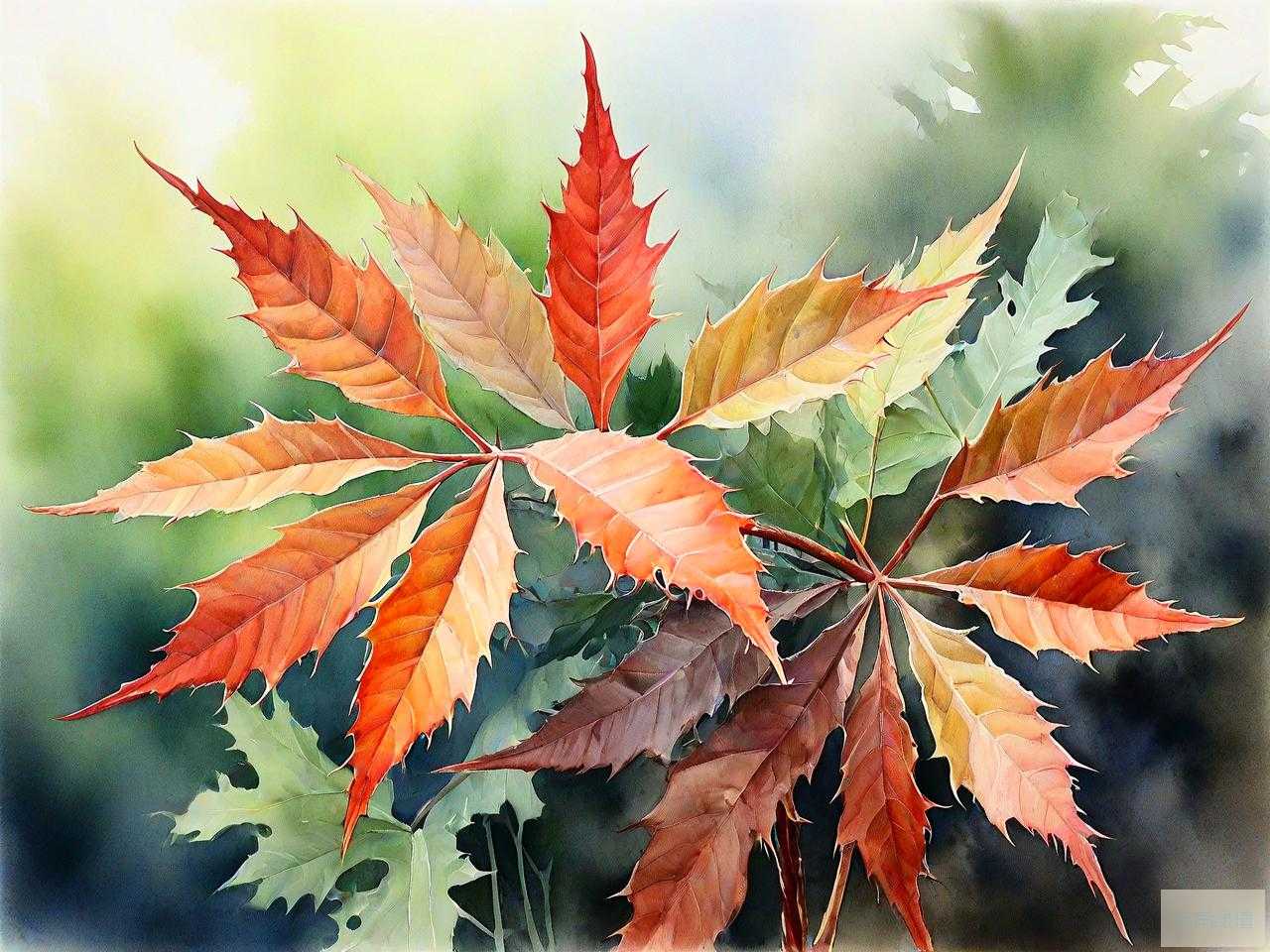 叶子长刺的植物的名字