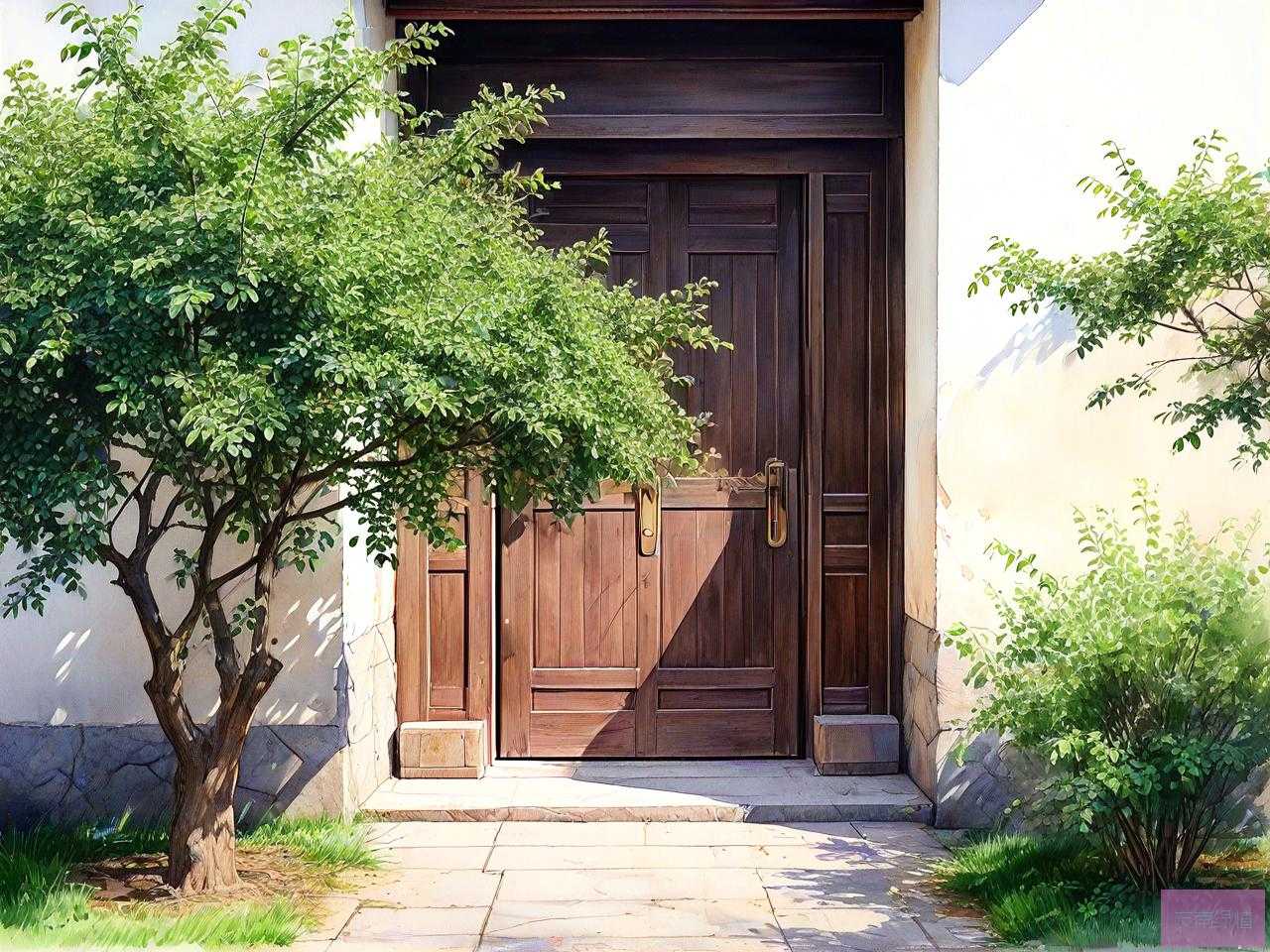 花椒花椒树种在大门口