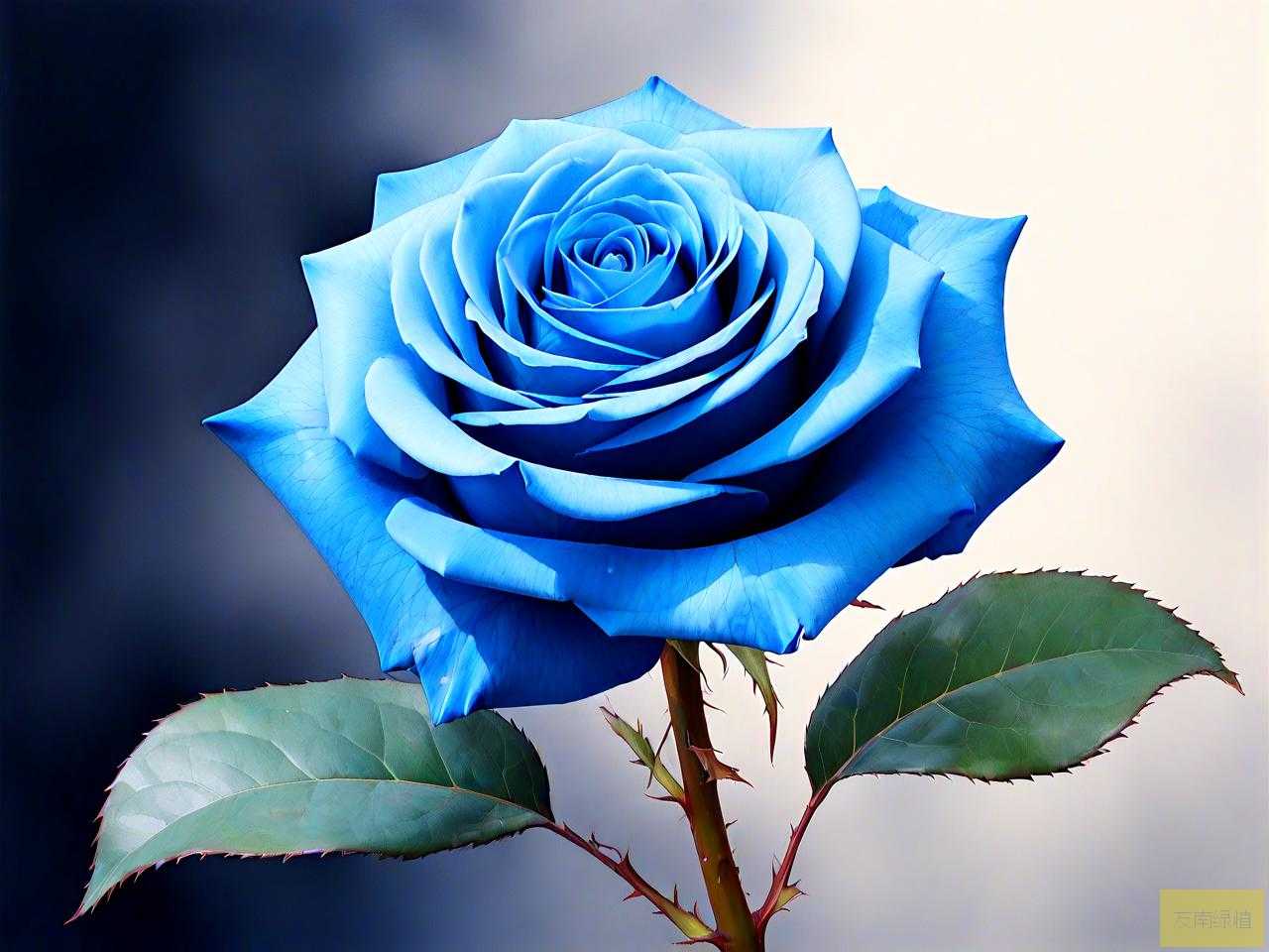 蓝色玫瑰的花语和寓意