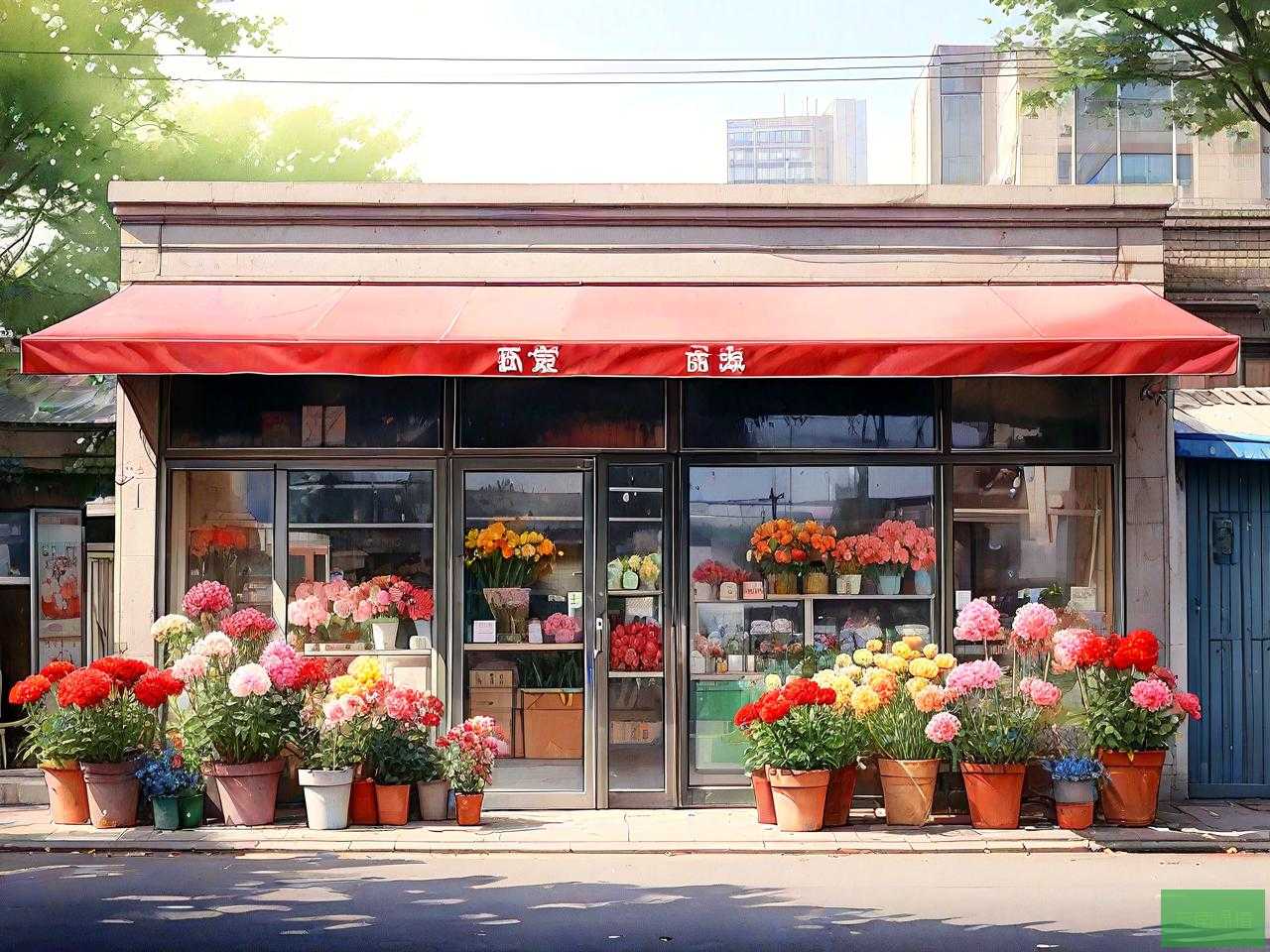 西安三桥附近的鲜花店